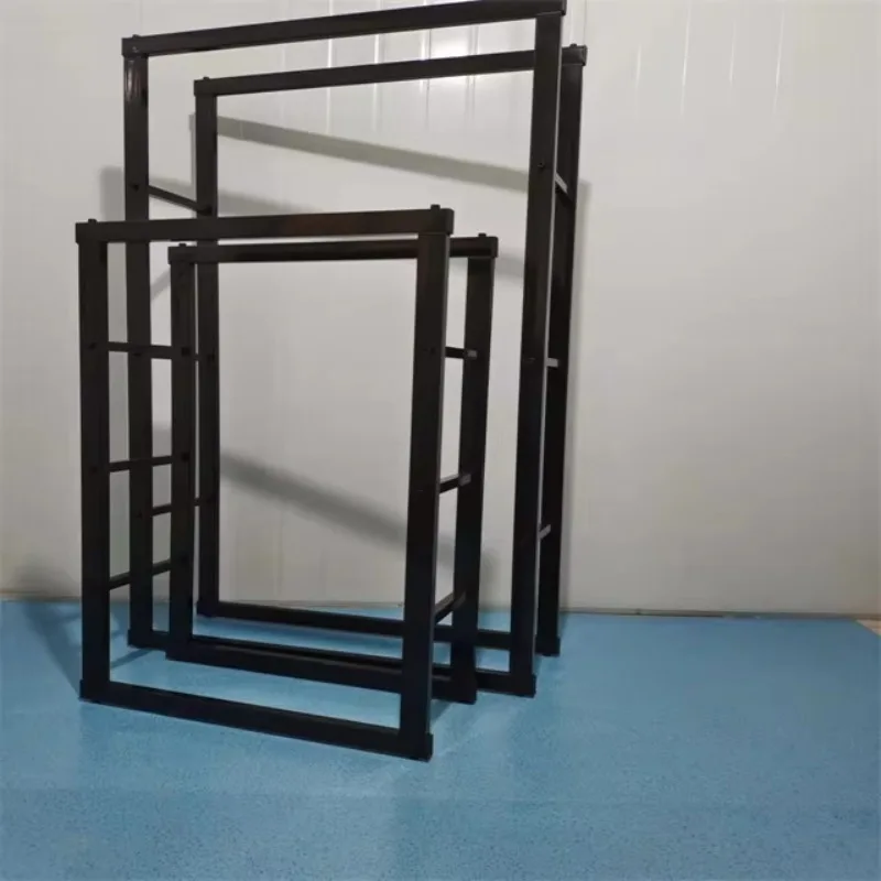 Indoor Fireplace Use Firewood Rack Metal Steel Storage Rack Adjustable Height