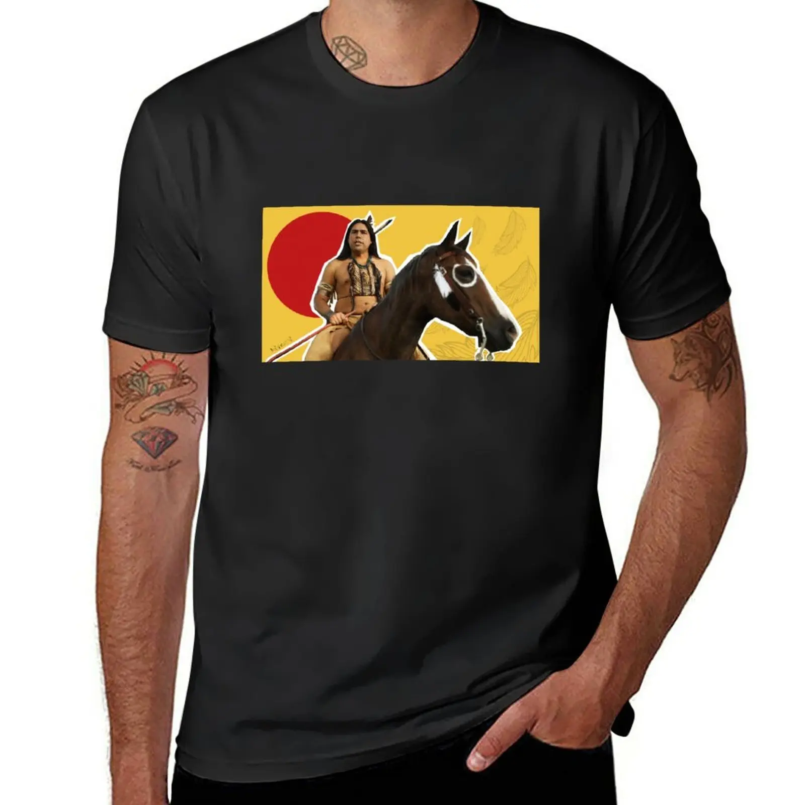 

New William Knifeman aka Spirit - Reservation Dogs T-Shirt cat shirts t shirts for men cotton