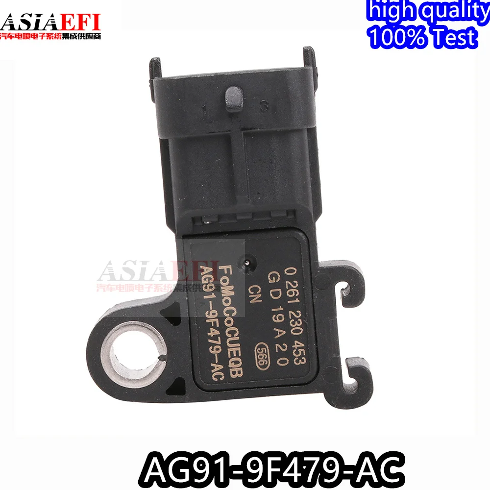 high quality OEM 0261230453 AG91-9F479-AC AG919F479AC MAP Intake Air PRESSURE SENSOR For Ford Focus Range Rover Evoque Lincoln