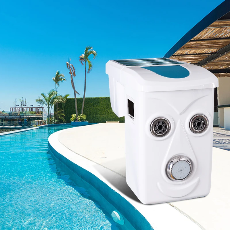 PK8023 Swimming Pool Filter System Full Set Wall Mounted Pool Filter Without Handrail