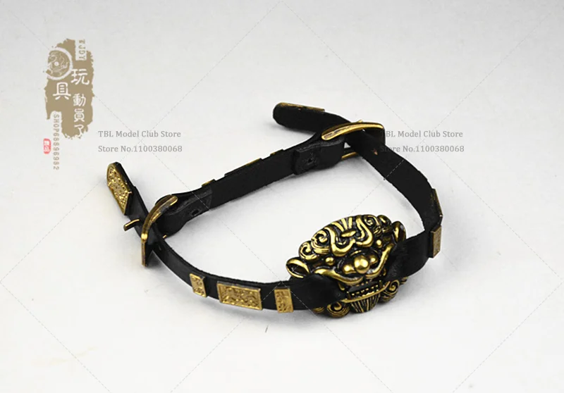 Accesorio masculino a escala 1/6, cinturón con cabeza de bestia, correa de doble hebilla de León para WorldBox AT020 de 12 pulgadas, 303 juguetes, figura de soldado haoyutoys