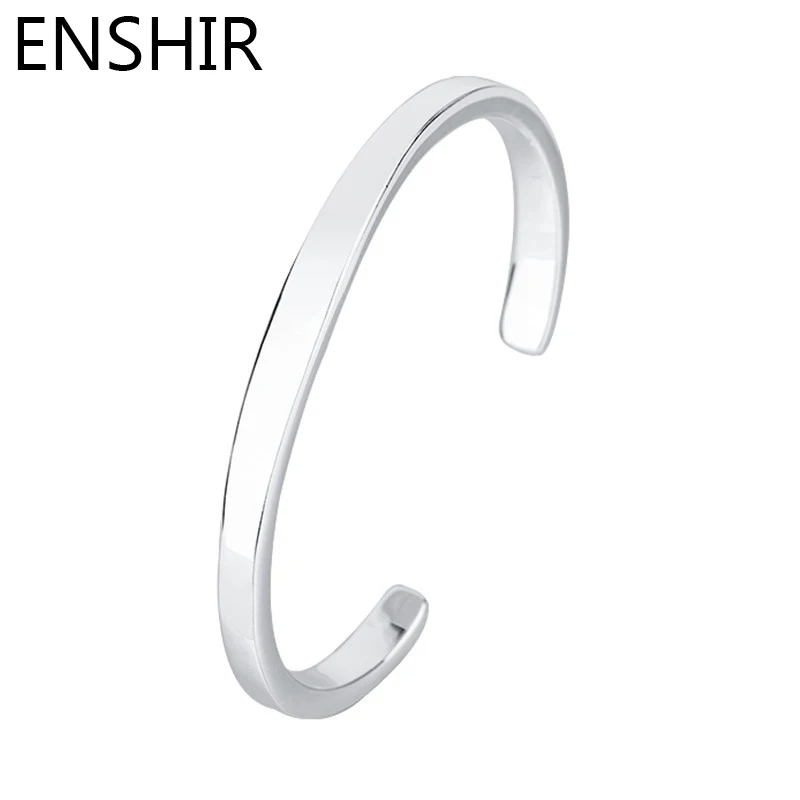 ENSHIR Smooth Surface Solid Bracelet Bangle for Women Trendy Simple  Bracelet Bangle Jewelry Gifts Wholesale