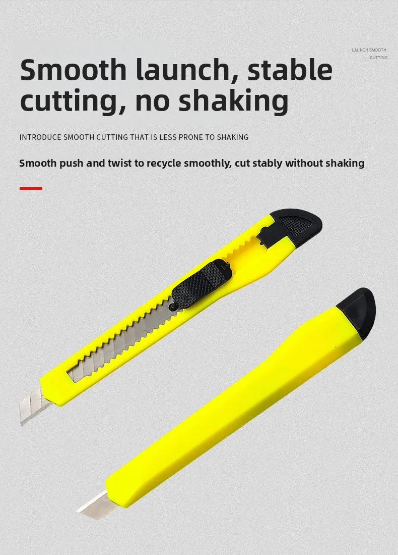 Small Utility Knife, Portable Ultra-sharp Paper Cutter, Student Office Supplies, Safety Lock Design