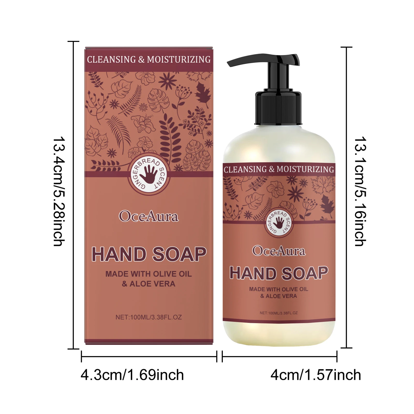 معقم لليدين مرطب ينظف ويغذي بشرة اليدين مما يتركها ناعمًا وناعمًا ومنعشًا #6