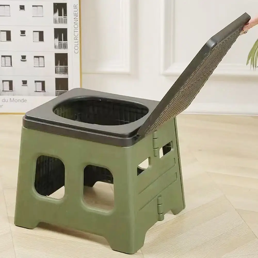 جولة احترافية في حالات الطوارئ، مرحاض قابل للطي، دلو متحرك، مرحاض محمول، مرحاض متنقل للشاطئ #3