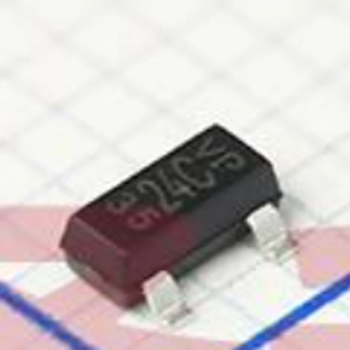 20PCS original Marking 24C 47V clip 5A 8-20 µs Ipp TVS diode SOT-23-3 GSOT24C-E3-08 GSOT24C Two Line ESD Protection 24V 235W 27V