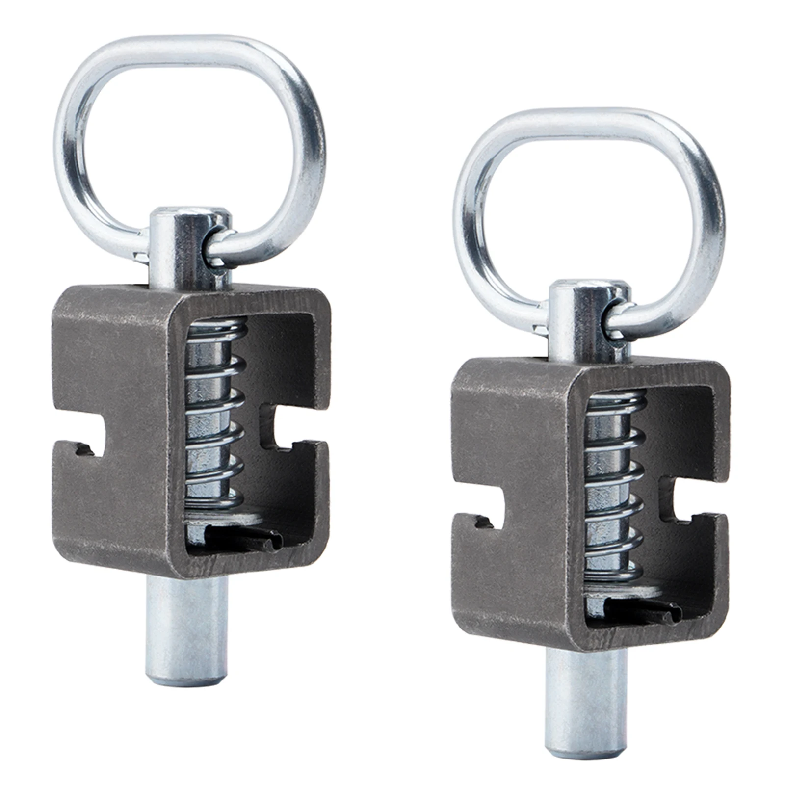 

Замок пружинной защелки, приварная пружинная защелка в сборе, защелка ворот прицепа, упаковка из 2 шт. (универсальная)