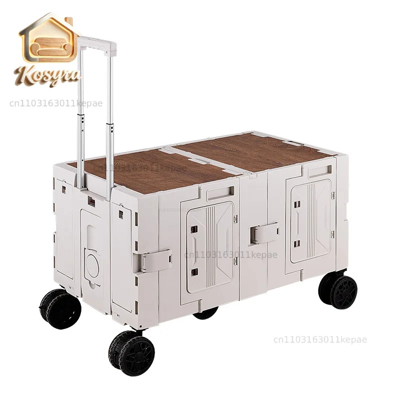 New outdoor camper strong load oversized cart folding special portable picnic stall foldable stall