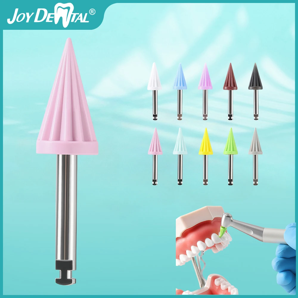 

10 шт./компл., щетка для полировки зубов, инструмент для стоматолога, резиновая силиконовая коническая чашка для полировки, средства для отбеливания зубов AZDENT