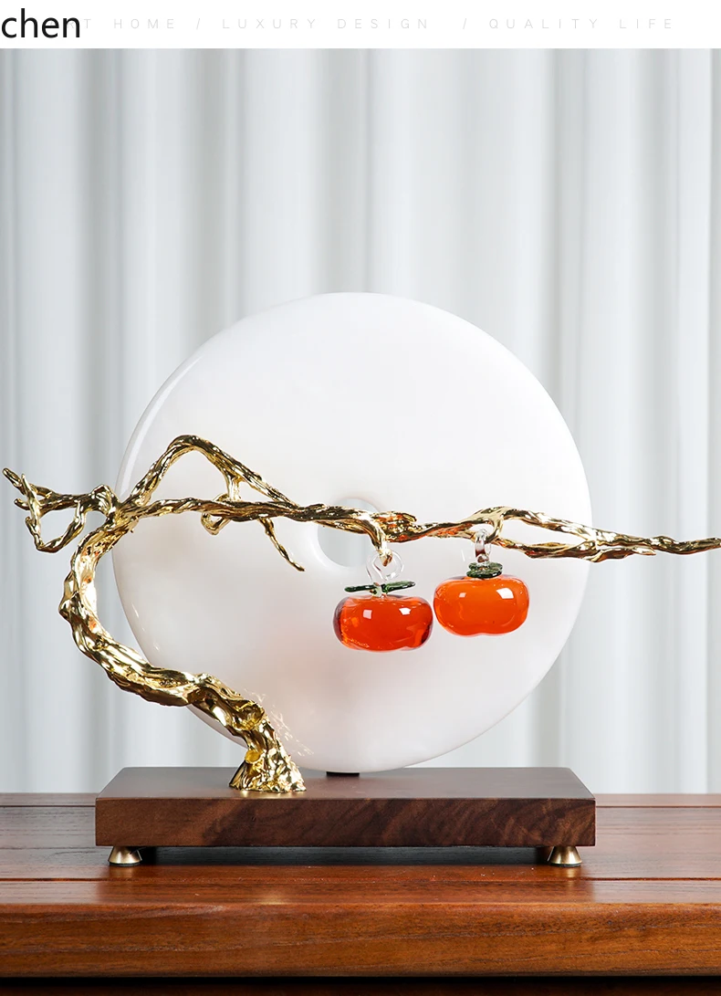 

YXY Persimmon Ornaments Decorations Office Hotel Housewarming Gifts