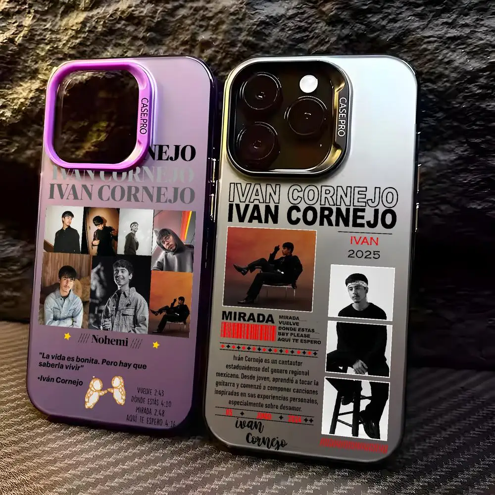 Singer I-Ivan Cornejo Phone Case For iPhone 18 17 16 15 14 13 12 11 Pro Max Designer Matte Laser Aurora Funda Phone Case