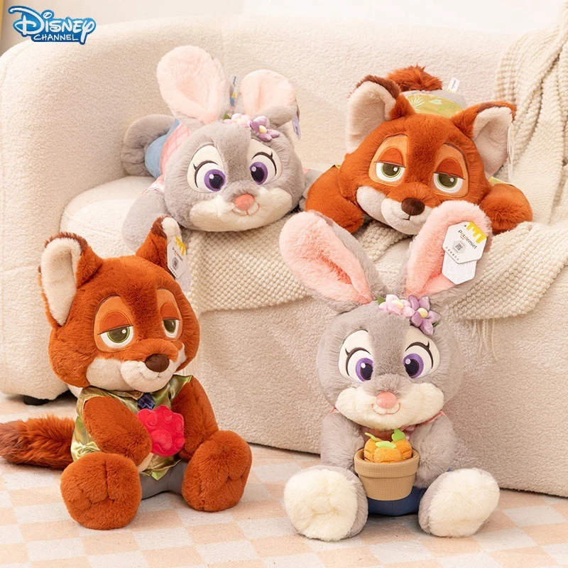 

58 см плюшевые игрушки Диснея Zootopia Judy Hopps Николас Пелуче Пипериус Уайльд мультфильм кавайные мягкие игрушки детские игрушки подарки