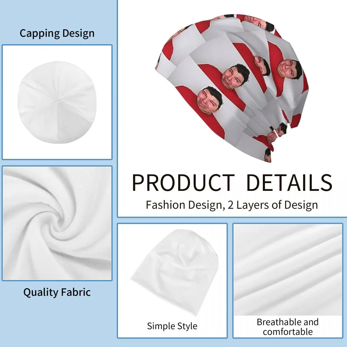 نيكوكادو الأفوكادو البكاء Skullies قبعة حريمي دافئة الخريف الشتاء في الهواء الطلق قبعة محبوك بونيه قبعات للرجال النساء الكبار