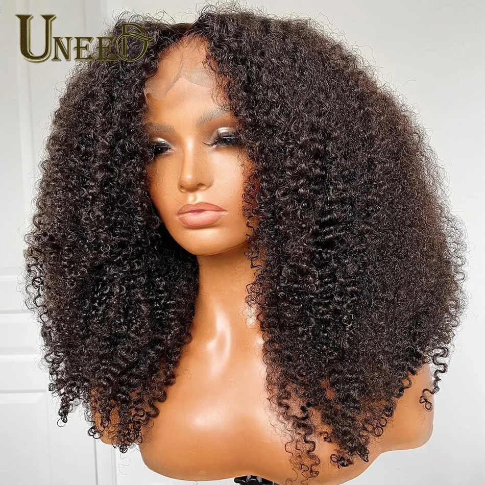 Brazilian Kinky Curly Wig Human Hair 13x4 Curly Lace Front Human Hair Wigs Kinky Curly Lace Closure Wigs For Women 180 Density