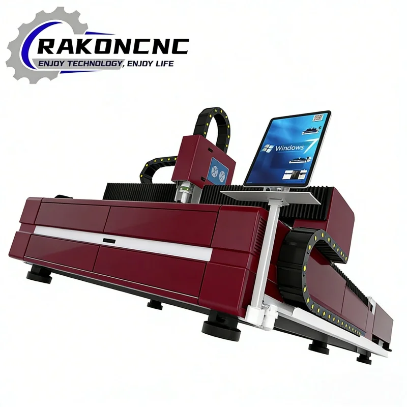 Low Noise Level 1.5kw 3kw 6kw Cutter Tools 6090 Customizable CNC 1530 Metal Fiber Laser Cutting Machine Iron Sheet for Steel