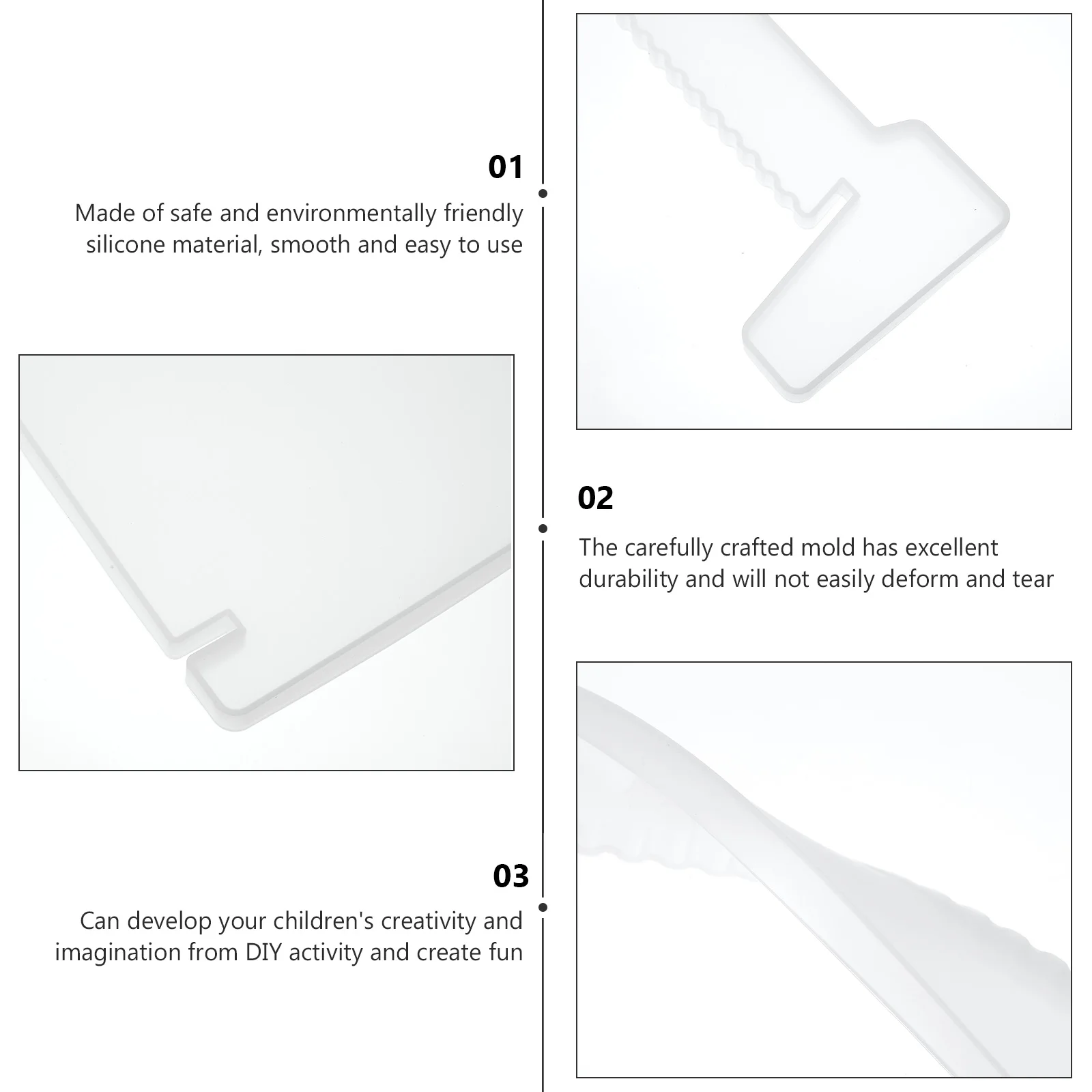 

1Pcs Silicone DIY Mold Safe Environmentally Friendly Storage Rack Mold for Dvd Holder Craft Silicone DIY Molds