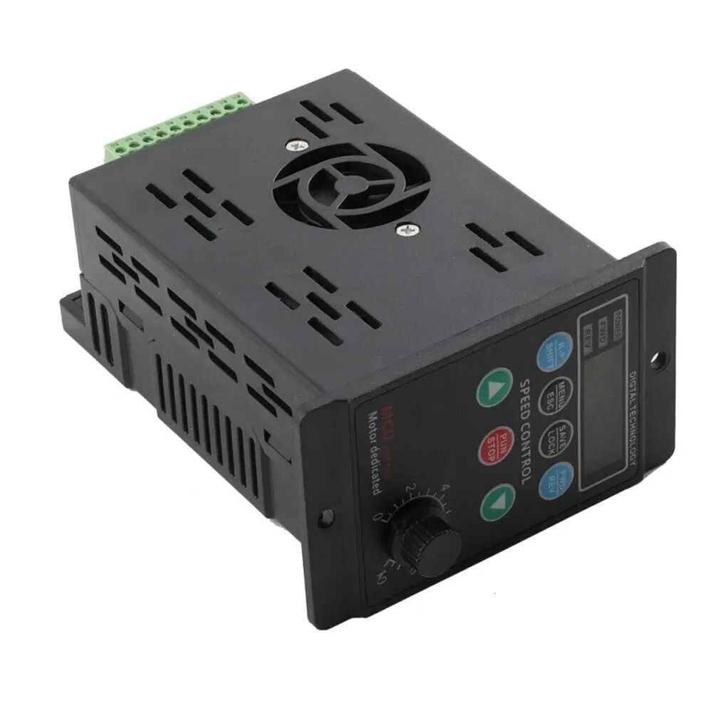 

1HP Single To 3 Phase Inverter 750W Built-in Communication Port 110V 220V Inverter With Control For VFD Applications