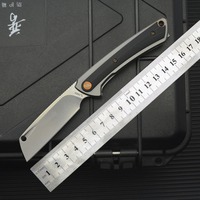 Bk 0263 folding knife D2 steel high hardness outdoor knife camping tool portable sharp knife