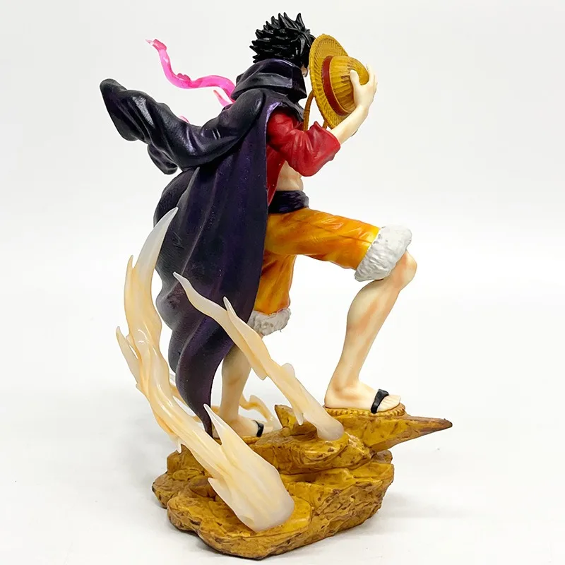 21cm 원피스 루피 액션 피규어 데스크탑 장식 애니메이션 장식 카와이 생일 장난감 선물