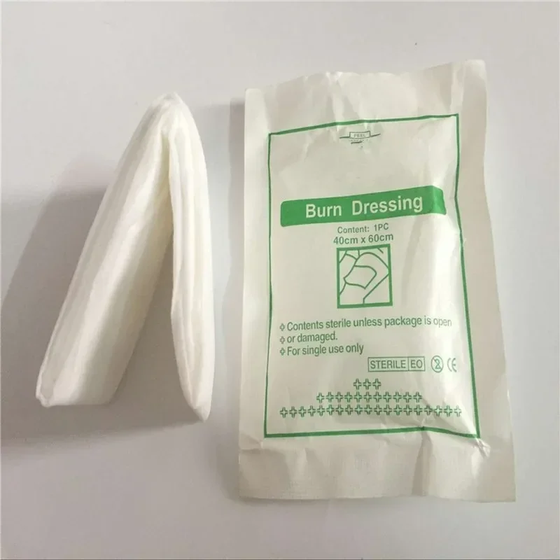 600*400MM Outdoor Emergency Bandage Gauze Burn Dressing for Head, Hands, Feet, Shoulders and Knees Outdoor Safety Gauze