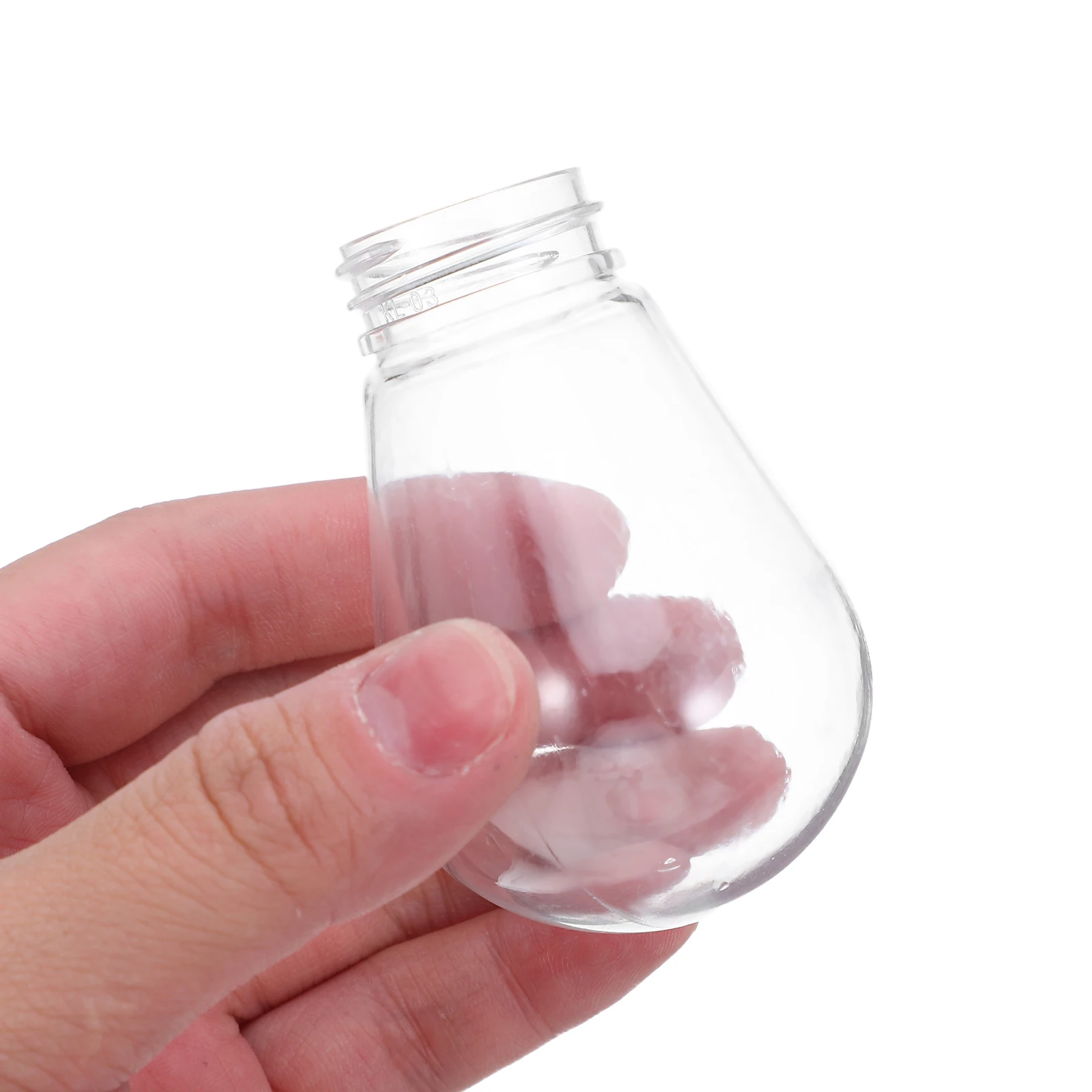 30 szt. Przezroczyste Osłony Żarówek Plastikowe Dyfuzory Odporne na Ciepło Zamienniki Żarówek do Lamp Sznurkowych