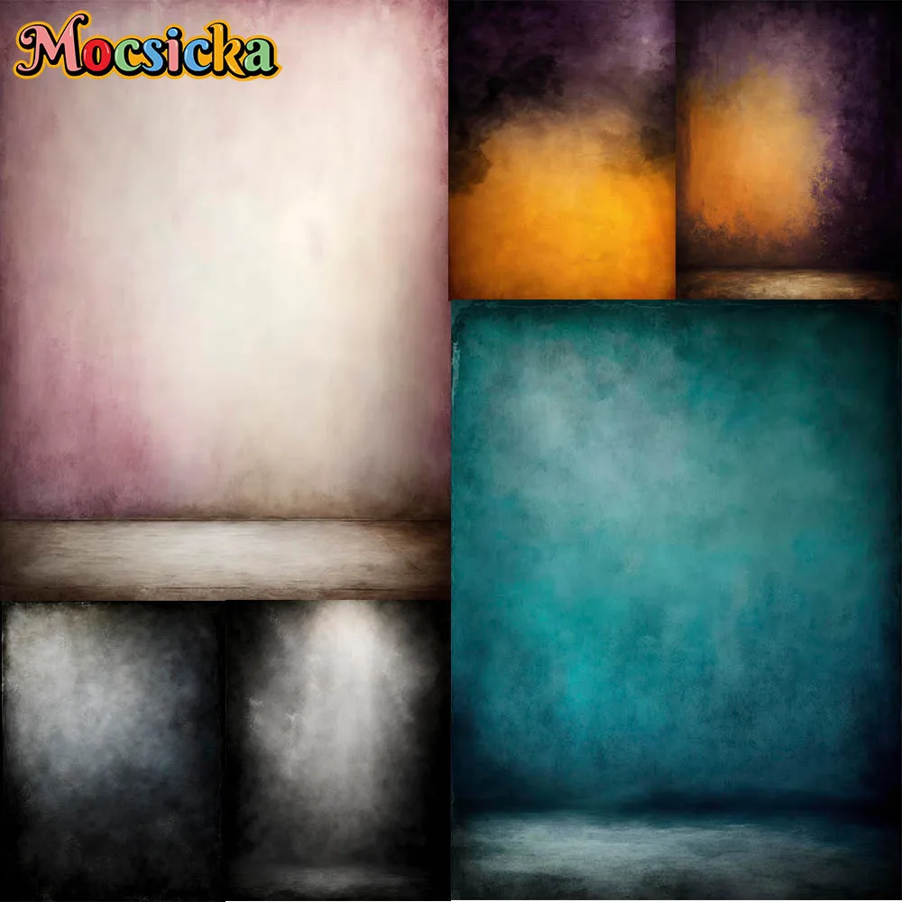Mocsicka Abstract Art Hand Painted Photography Background Art Texture Adult Female Portrait Photo Backdrops Studio Props