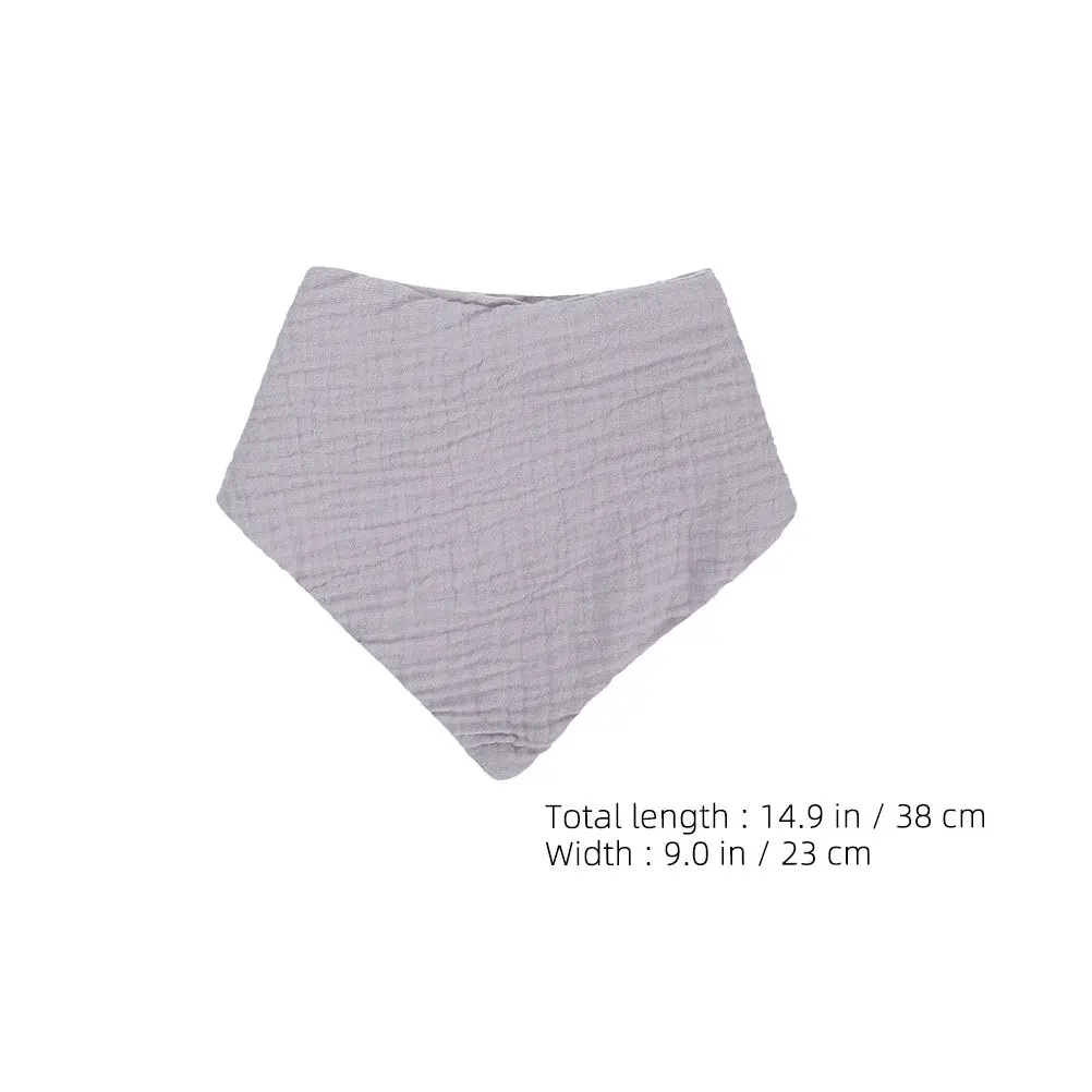 2Pcs Thick Cotton Baby Bibs Drool Triangle Infant Feeding Bibs Toddlers Eating Supplies Baby Bib Toddler Eating Supplies