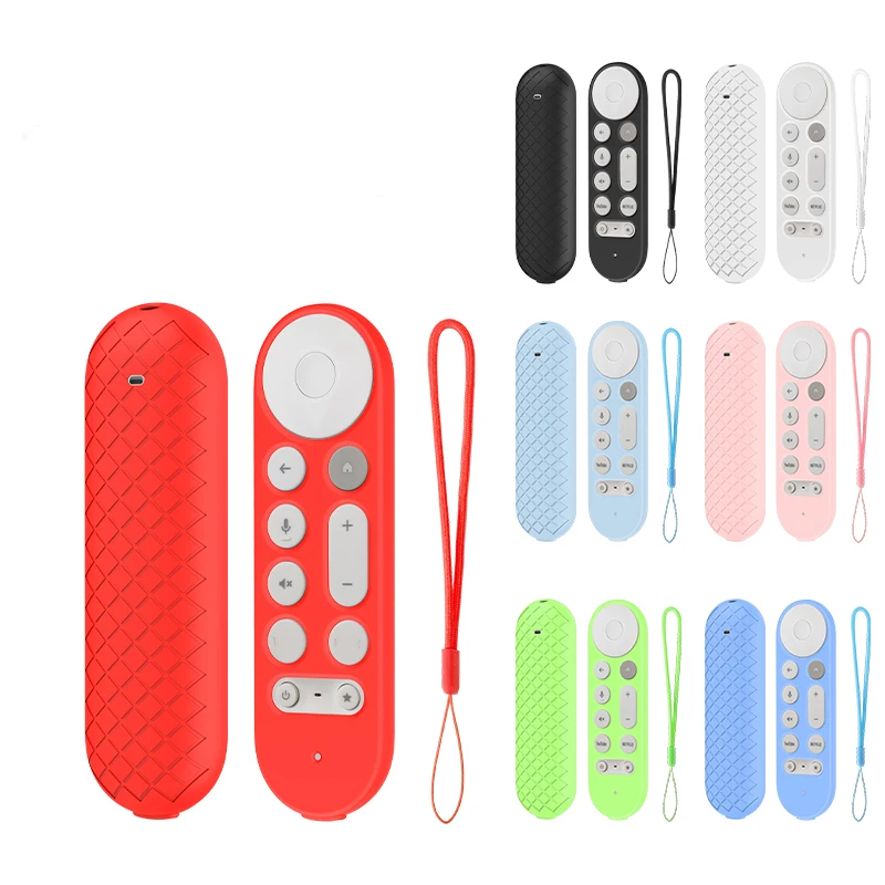 Fundas protectoras de silicona para mando a distancia de Google TV Streamer 4K TV para mando a distancia de Google GY3LE