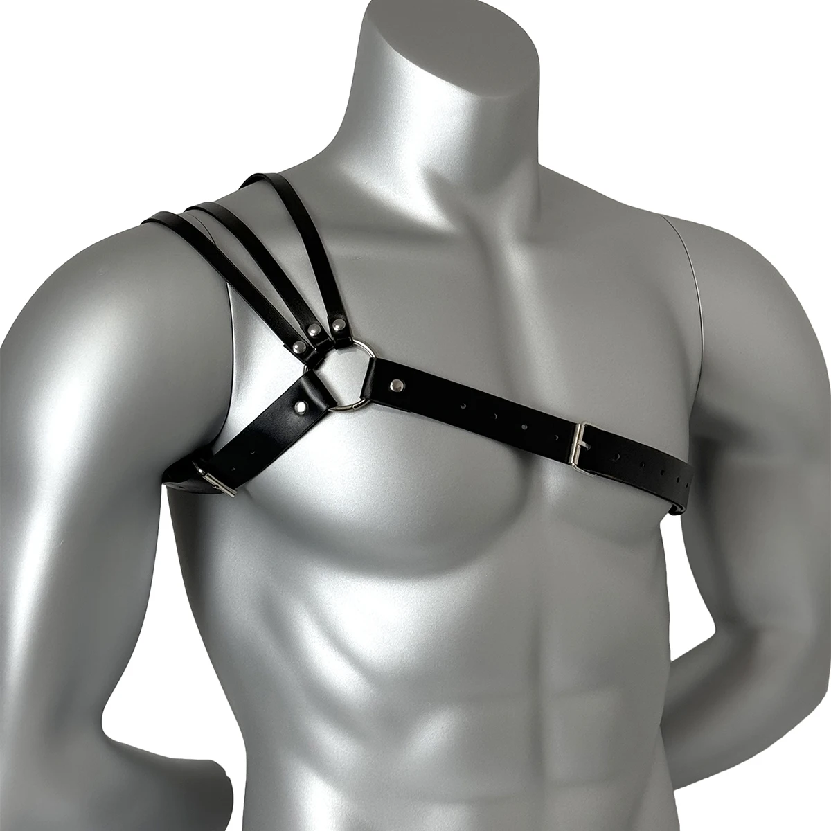 Sexy Men Leather Chest Harness Fashion Retro Body Belt Lingerie Accessories Straps Punk Rave Gay Clothing For Adult Sex