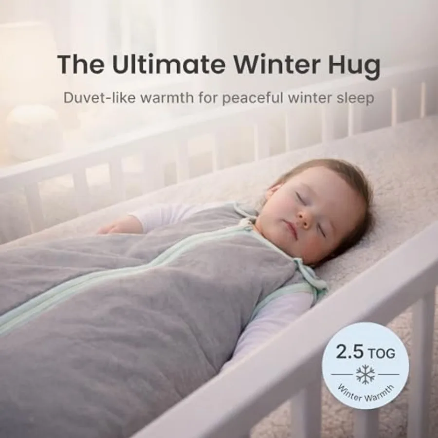 Baby Deedee Sleep Nest Original - Baby Sleep Sack 2.5 TOG 0-6 Months, Winter Sleeping Bag with Soft Cotton and Patented Shoulde - view 3