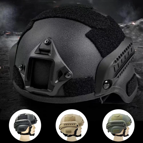 Casco táctico MH, casco rápido MICH2000 Airsoft, Painball táctico al aire libre CS SWAT, equipo de protección para montar