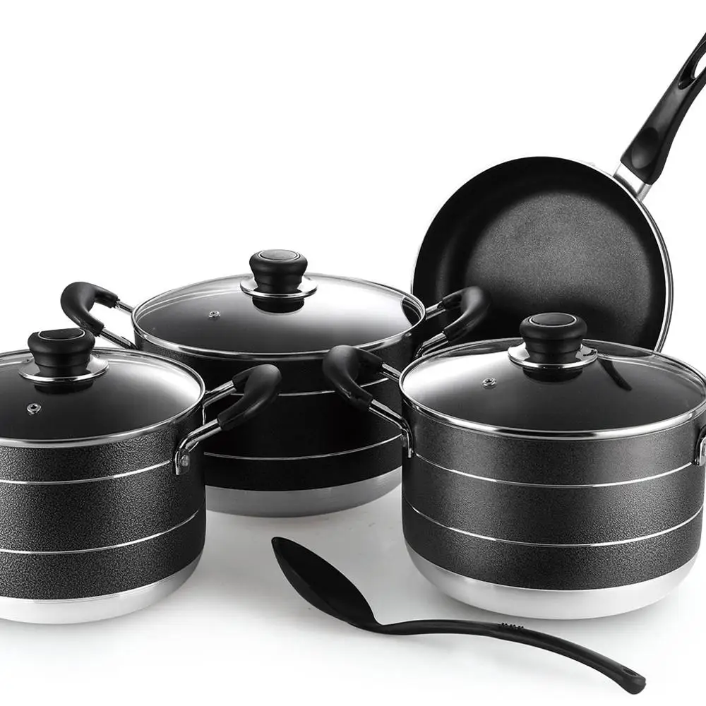 

Cooking Pots and Pans Cookware Set Aluminum Nonstick