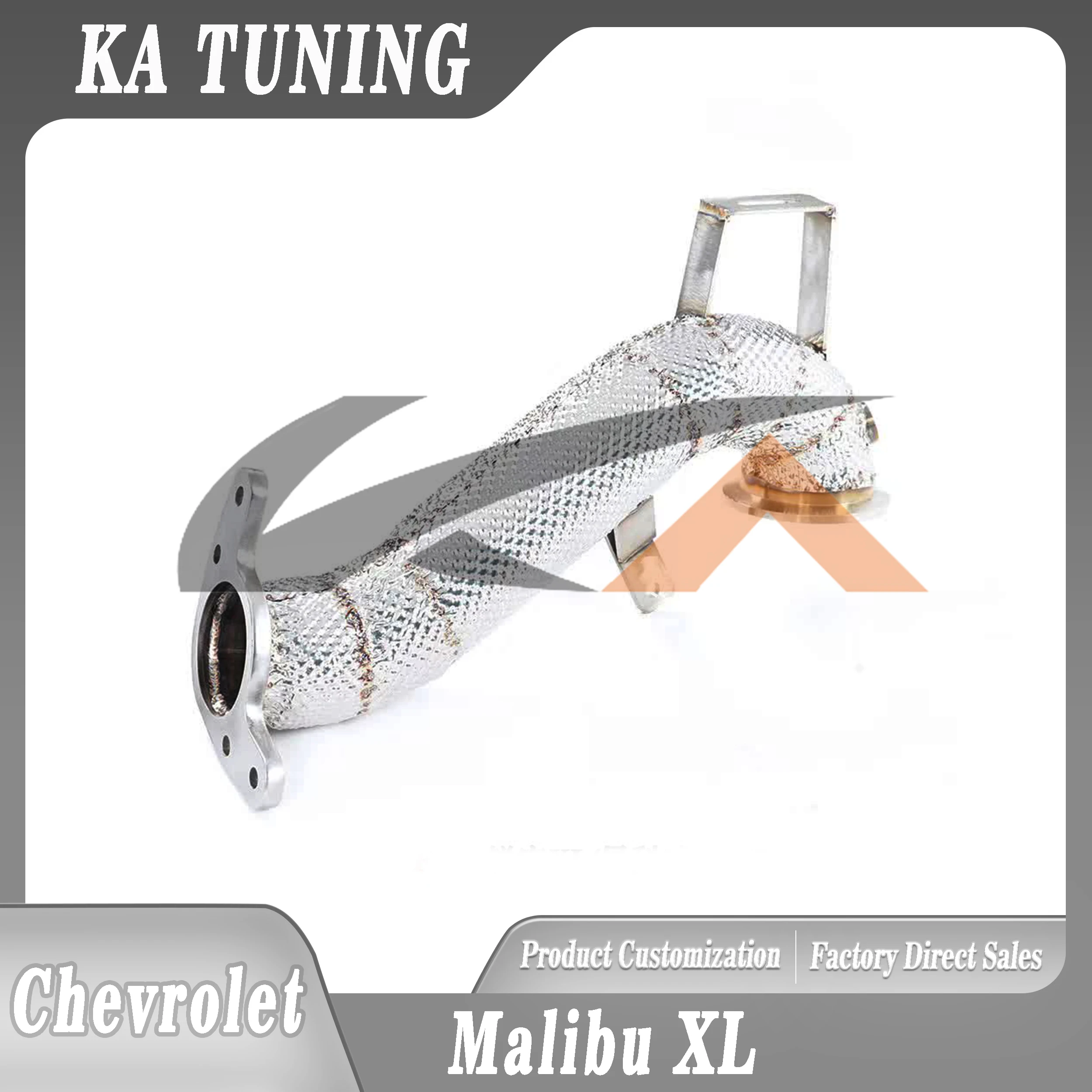 KA Tuning downpipe exhaust for Chevrolet Malibu XL 1.5T axle pipe performance parts heat shield catalysis