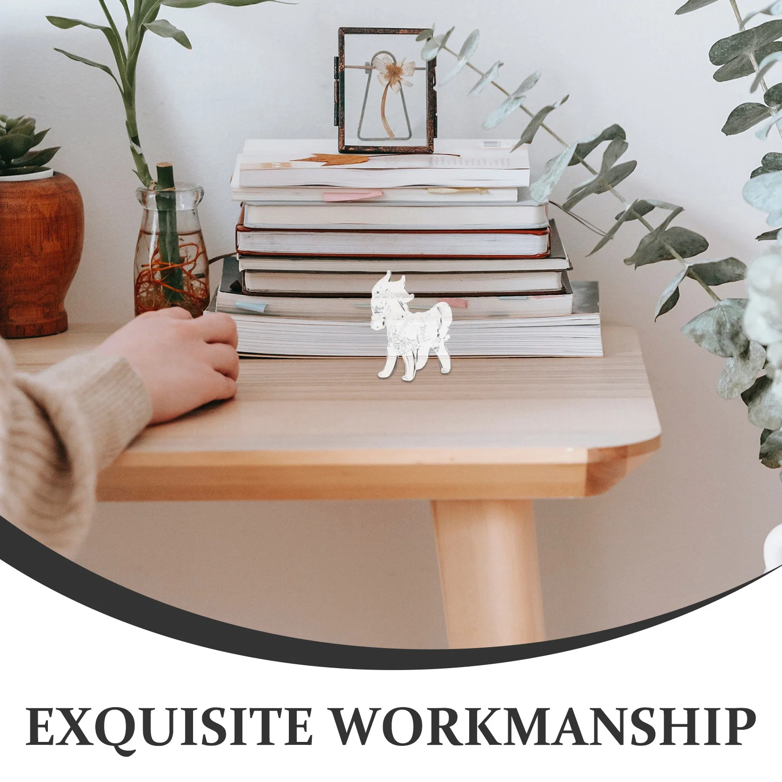 كريستال الدائمة تمثال حصان سطح المكتب مكتب ديكور للمنزل الحيوان هدية لعام 2026 السنة الصينية الجديدة #3