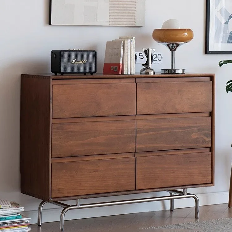 

Скандинавский сундук из цельного дерева, бытовой ящик для хранения в маленькой квартире