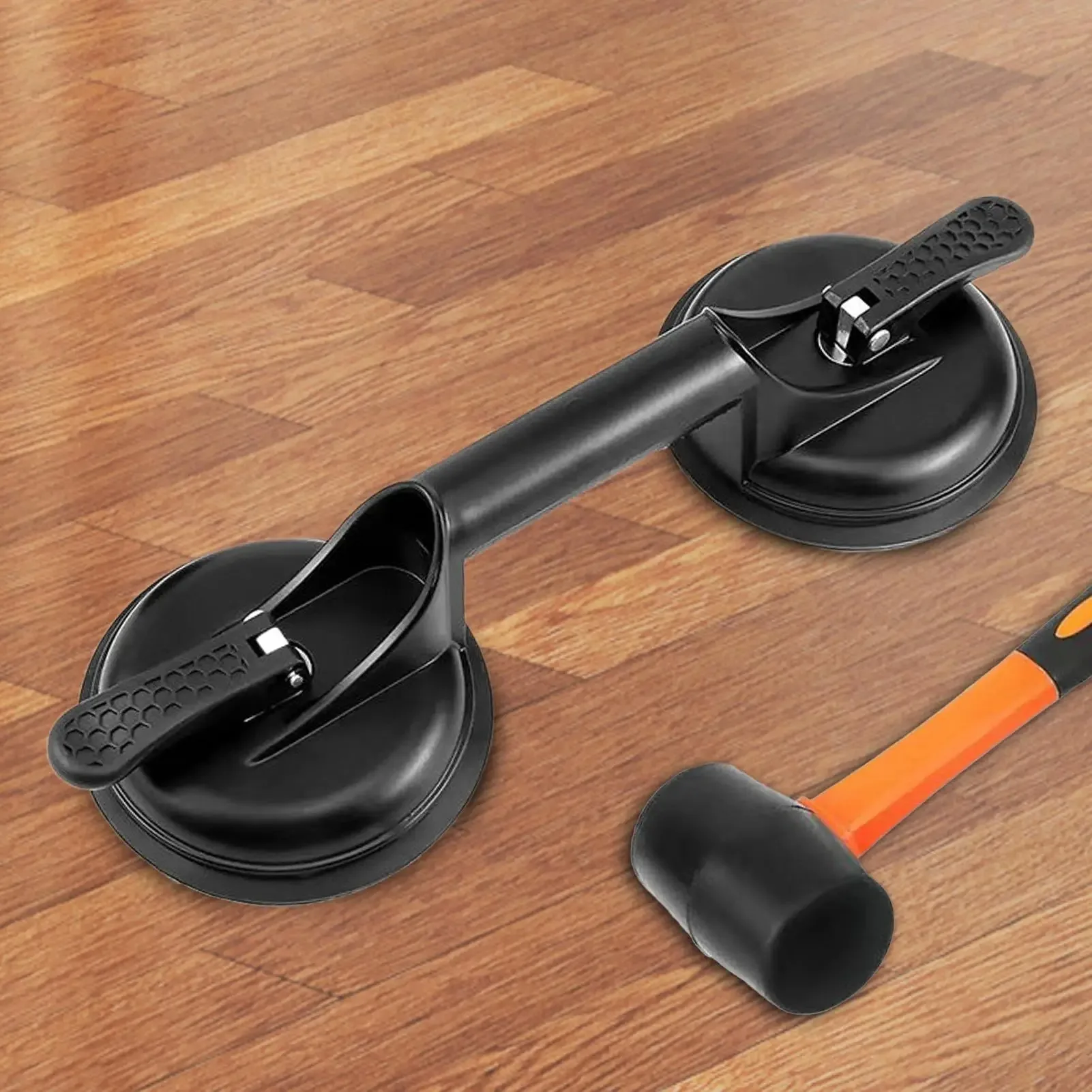 

Wood Floor Gap Repair Suction Cup - Crack Tightening Tool, Floor Tensioner, Specialized Tool for Engineered Floors