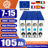 EU STOCK LiFePO4 105Ah 3.2V Battery EVE Lifepo4 100Ah 6000+ Cycles Rechargeable Lithium-ion Battery Cells For RV Golf Cart Yacht