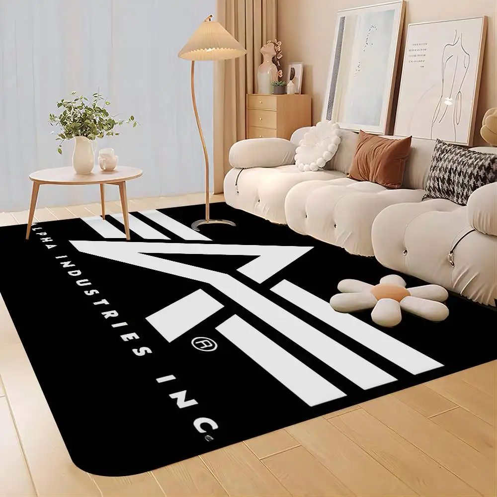 A-Alphas L-Industries  Kitchen Mat Kids Room Bedroom Decoration Balcony Anti-Slip Doormat Living Room Alfombra