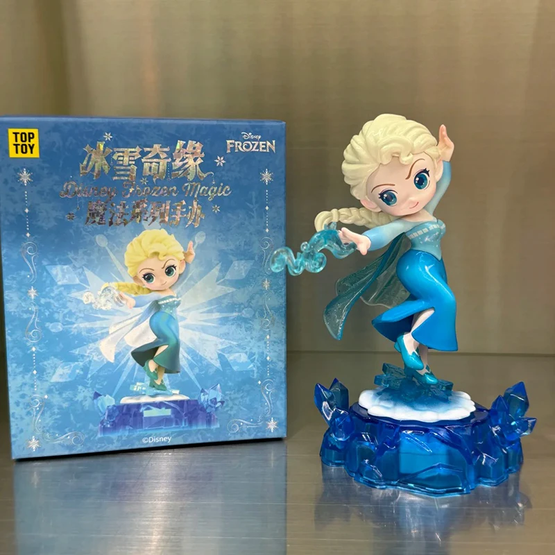 Disney Frozen Magic Series Blind Box Anna Elsa Olaf Mysterious Surprise Box Princess Figure Model Doll Kids Trendy Special Gift