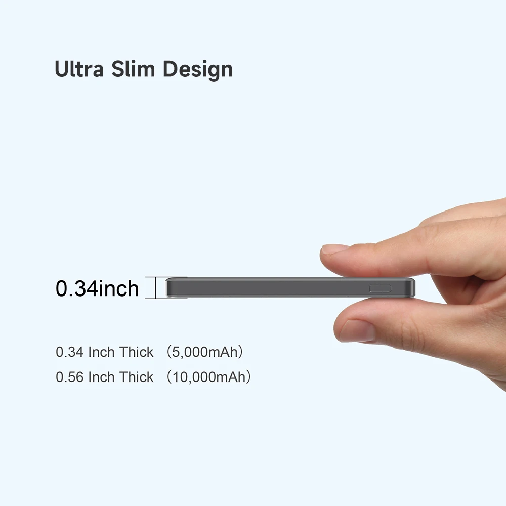 ASTRAUX 10000mAh بنك الطاقة المغناطيسي شاحن لاسلكي سريع لحزمة البطارية المساعدة المحمولة Magsafe آيفون هواوي سامسونج