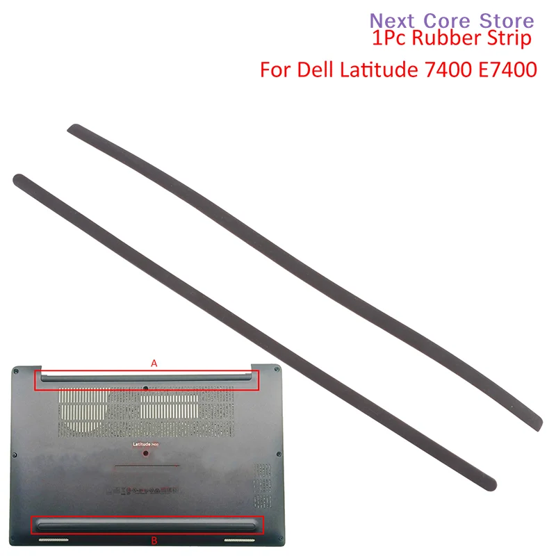 [NC]1Pc Rubber Strip Laptop Bottom Shell Cover Foot Pad For Latitude 7400 E7400 Non-Slip Bumper Feet Strips[NC]