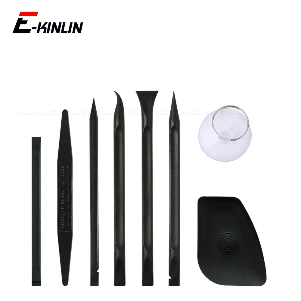 8 in 1 Mobile Phone Repair Kit Tips Shovel Blade Spudger Pry Crowbar Card Suction Cup Disassembly Screen Teardown Opening Tools