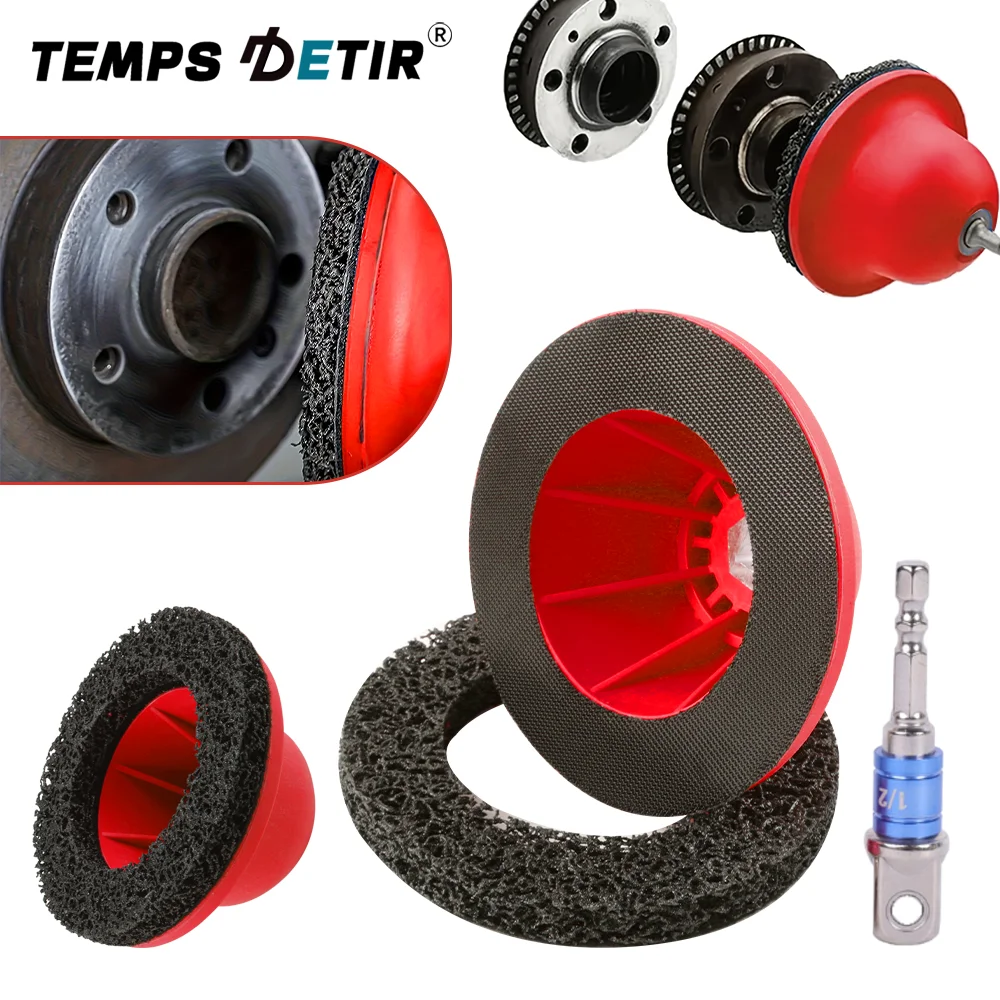 

Wheel Hub Grinder, Cleaning Rotor, Used For Wheel Hub Grinding And Rust Removal/Rim Surface Polishing, 1/2'' Connecting Rod