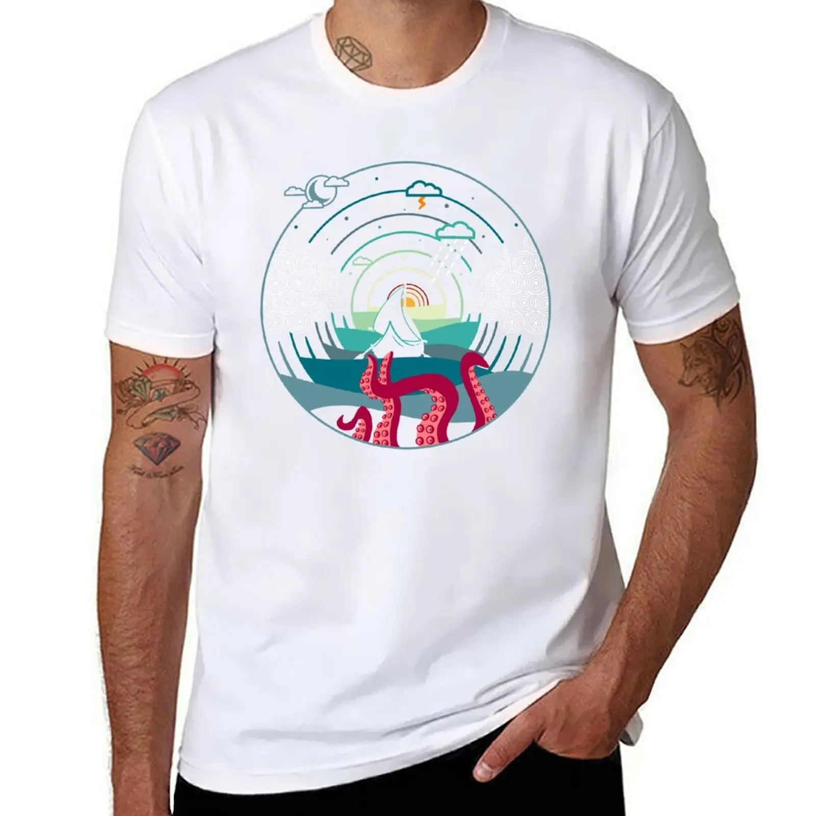 

Old Tales T-Shirt Basic Short Sleeve Cotton Blend T-Shirt