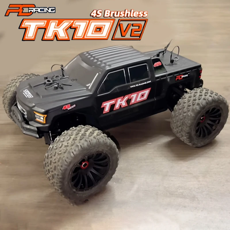 PD RACING TK10 V2 4S Brushless 4X4 RTR 1/10 RC Electric Remote Control Model Car Monster Truck Adult Children's Toys