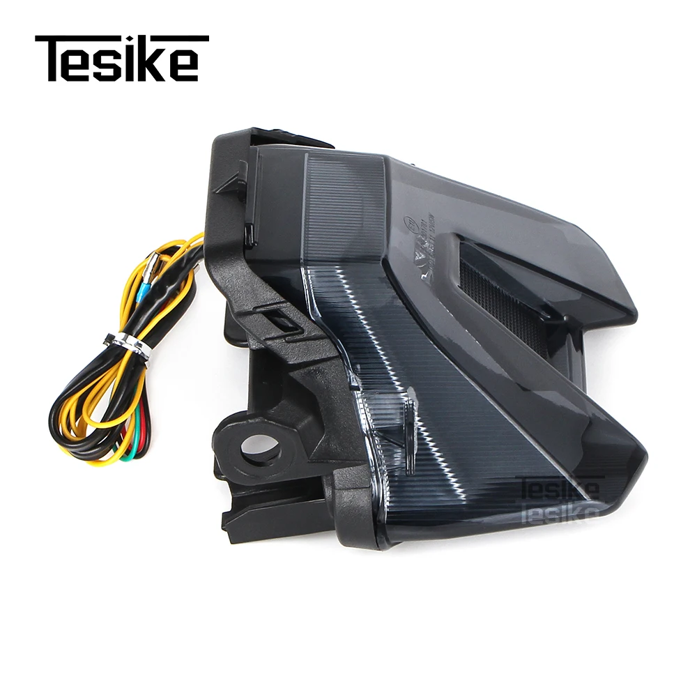 

Motorcycle Rear Flashing Tail Light Stop Brake Blinker Turn Signals Flasher For YAMAHA MT-07 2021-2023 Tail lightLED Signal Lamp
