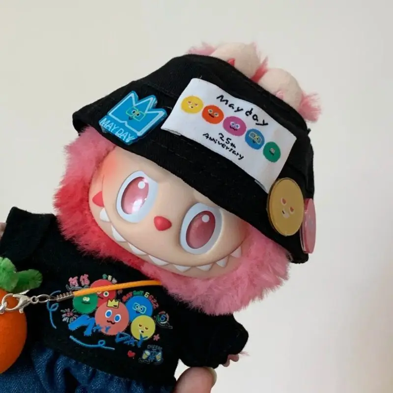 

Концертный аплодисменный костюм Labubu: тематический наряд с морковью для кукол G1 G2 G3 17 см, милый сменный комплект одежды для коллекционных костюмов