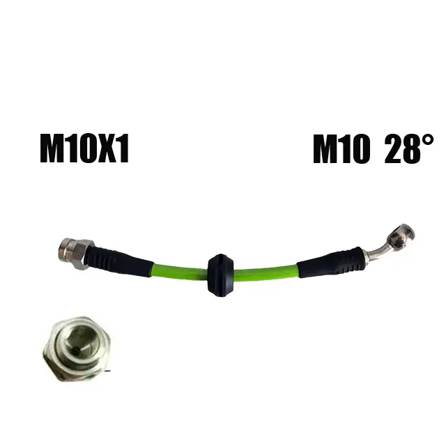 M10 10X1Automotive Hydraulic Brake Pipe Steel Wire Braided Brake Steel Throat Clutch Oil Pipe Inches Offroad Suspension Lift Kit - Image 7