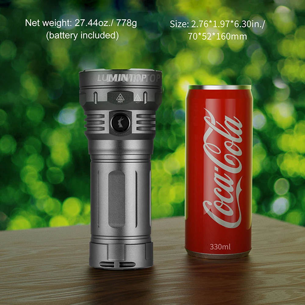 EDC LED Outdoor Flashlight 800M USB C Rechargeable Lamp 15000 Lumen Torch Outdoor Lantern 46950 Li-ion Powerful Light GT4695 V3