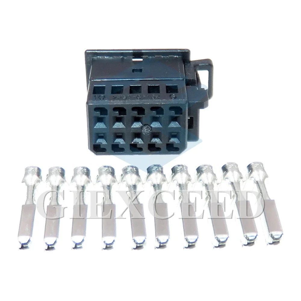 2 Sets 10 Pin 0.6 Series Miniature Unsealed Plug 1488973-2 Car Electric Wire Cable Modification Parts Auto AC Assembly Connector